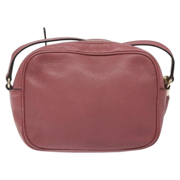 GUCCI Shoulder Bag Leather Pink Gold 308364 - Picture 3 of 15